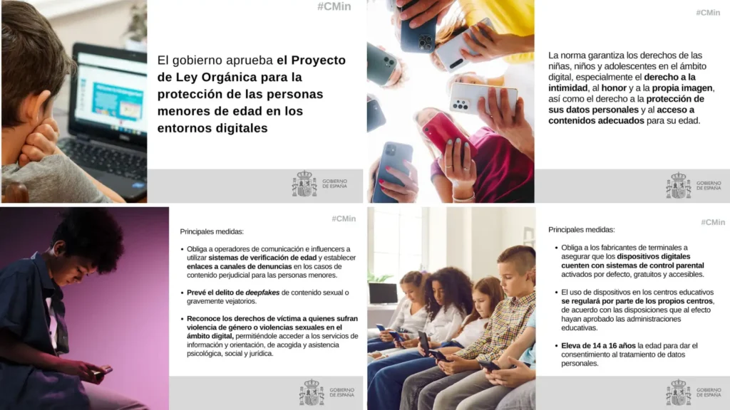 España Refuerza la Protección Digital para Menores y Combate la Desinformación