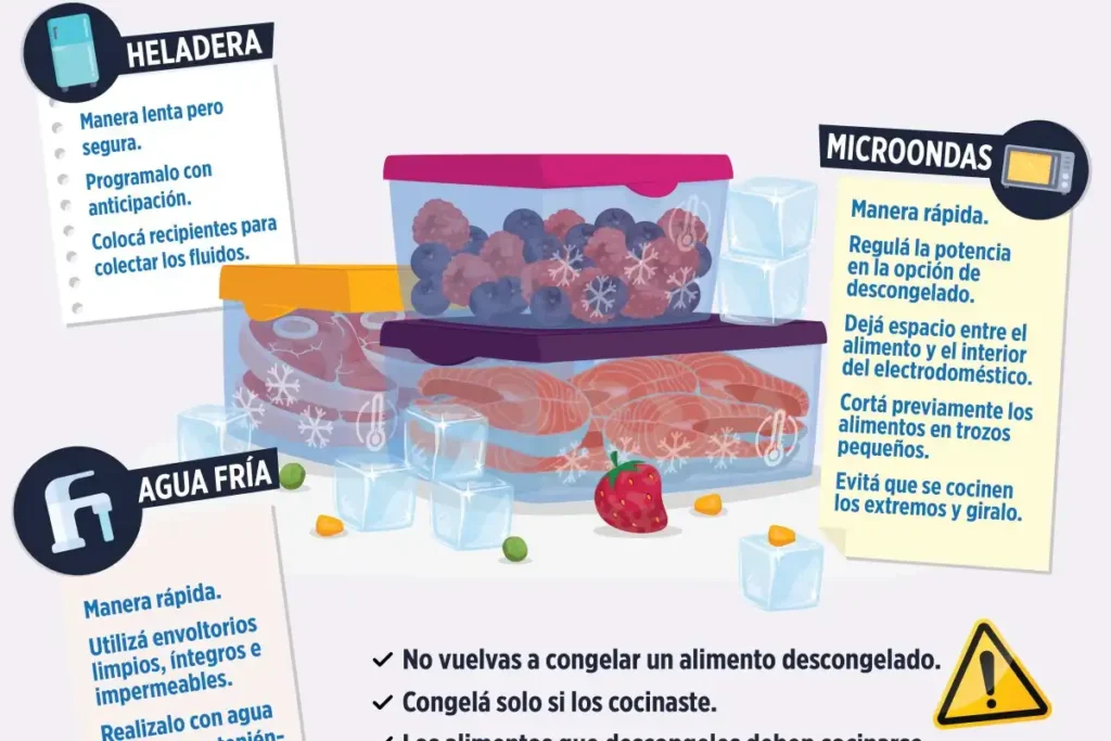 Guía Esencial para Descongelar Alimentos de Forma Segura